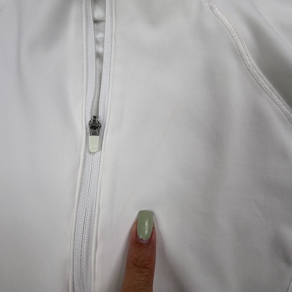 Athleta White Half Zip Pullover Jacket Women's Xx… - image 8